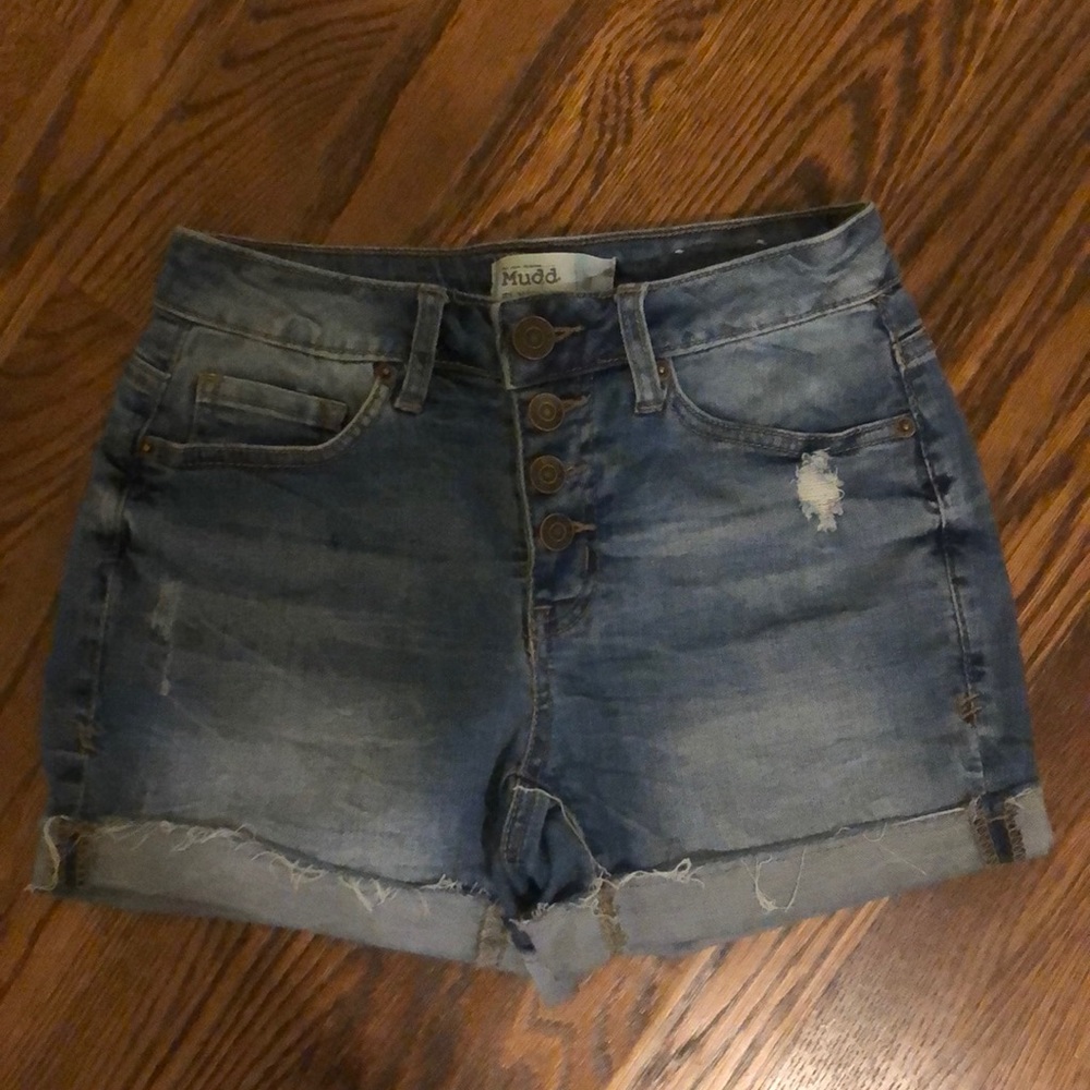 Mudd stretch jean shorts